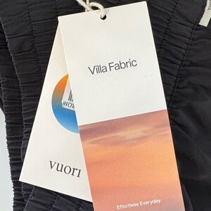 Vuori Black Villa Fabric Trousers